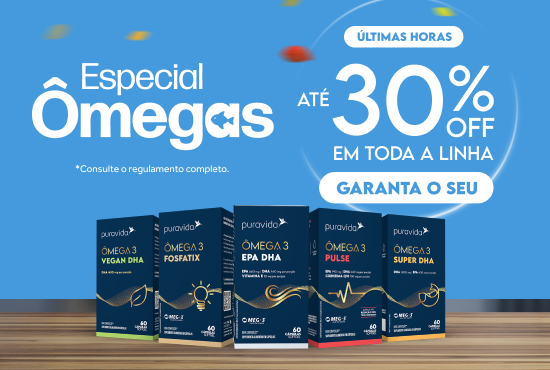 Especial Ômegas — até 30% OFF em toda a linha
